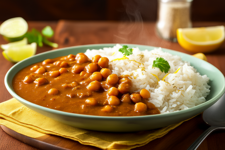 Comfortable Curried Chickpeas and Rice 311edb59