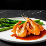 Elegant Sesame Shrimp with Green Vegetables