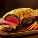 Herb-Crusted Rack of Lamb with Roasted Vegetables