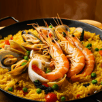 Sea Delights: Scrumptious Seafood Paella for Dinner
