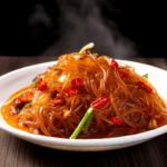 Stir-Fried Glass Noodles with Hot Sauce