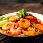 Asian Citrus Shrimp and Noodle Salad