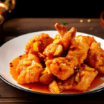 Crunchy Fried Chicken with Spicy Garlic Glaze