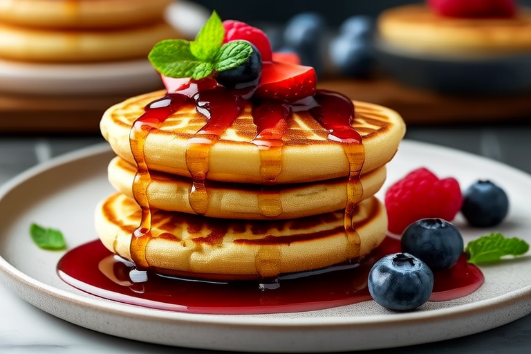 Pancake Paradise: Fluffy Delights with Creative Toppings