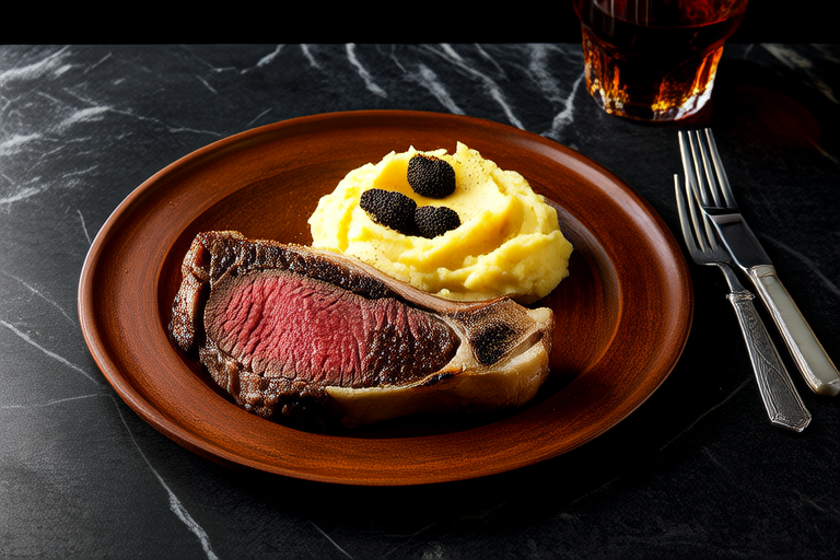 Savory Steak with Truffle Mashed Potatoes