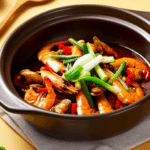 Sizzling Seafood Stir-Fry with Black Bean Sauce