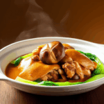 Steamed Chicken with Bamboo Shoots and Shiitake Mushrooms