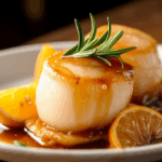 Tangy Citrus Glazed Grilled Scallops