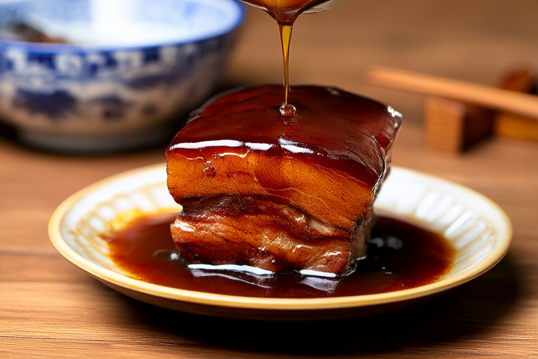 Tangy and Sweet Dongpo Pork慢Filled with Flavor
