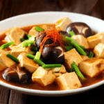 Zhejiang-style Braised Tofu with Mushrooms and Bamboo Shoots