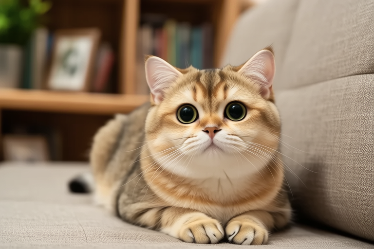 The Cozy Charm of the Golden British Shorthair